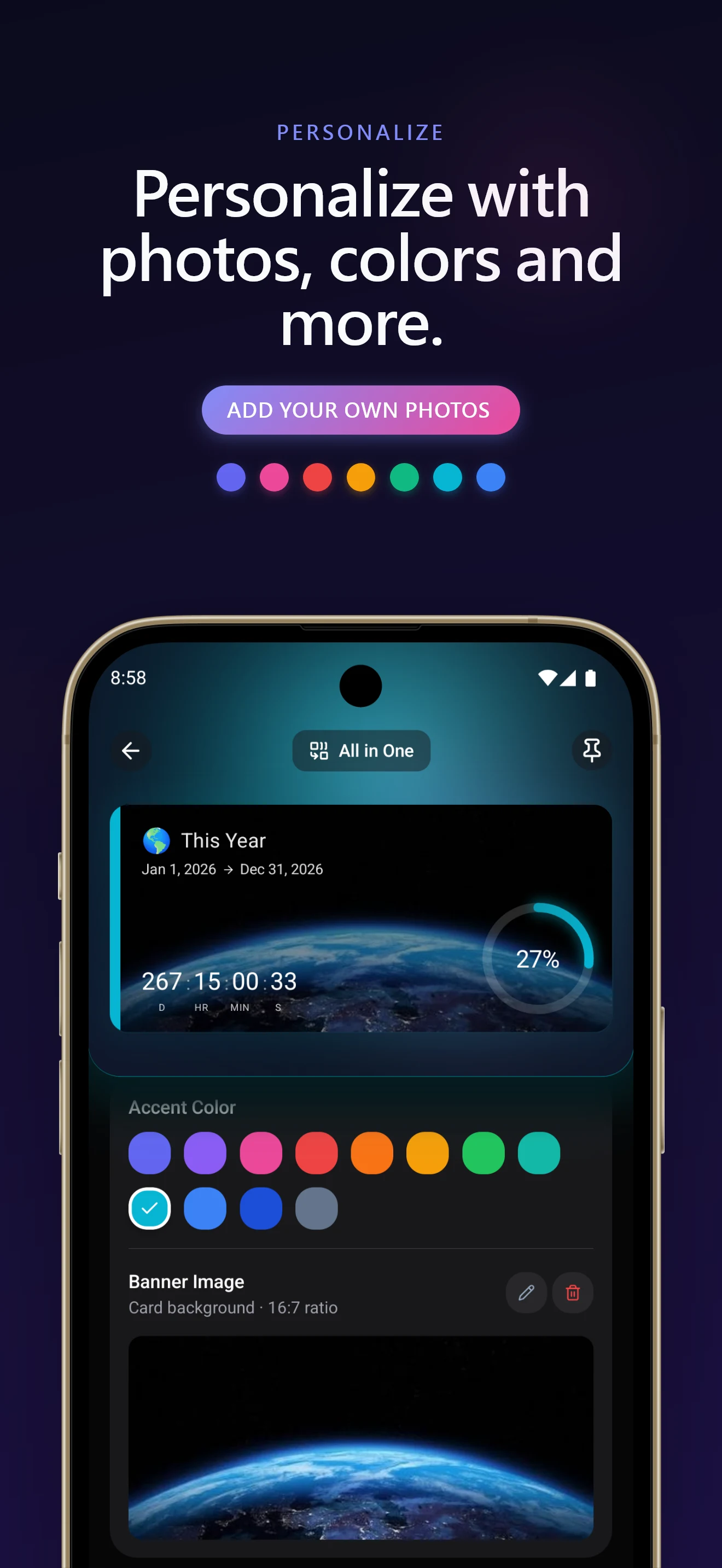 countdawns - Countdown Widget screenshot